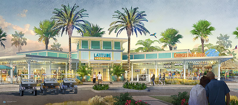 Residents enjoying outdoor amenities, public spaces and group activities